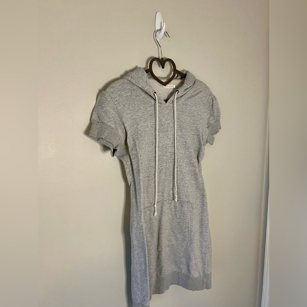 Tulle Gray Sweater-Dress